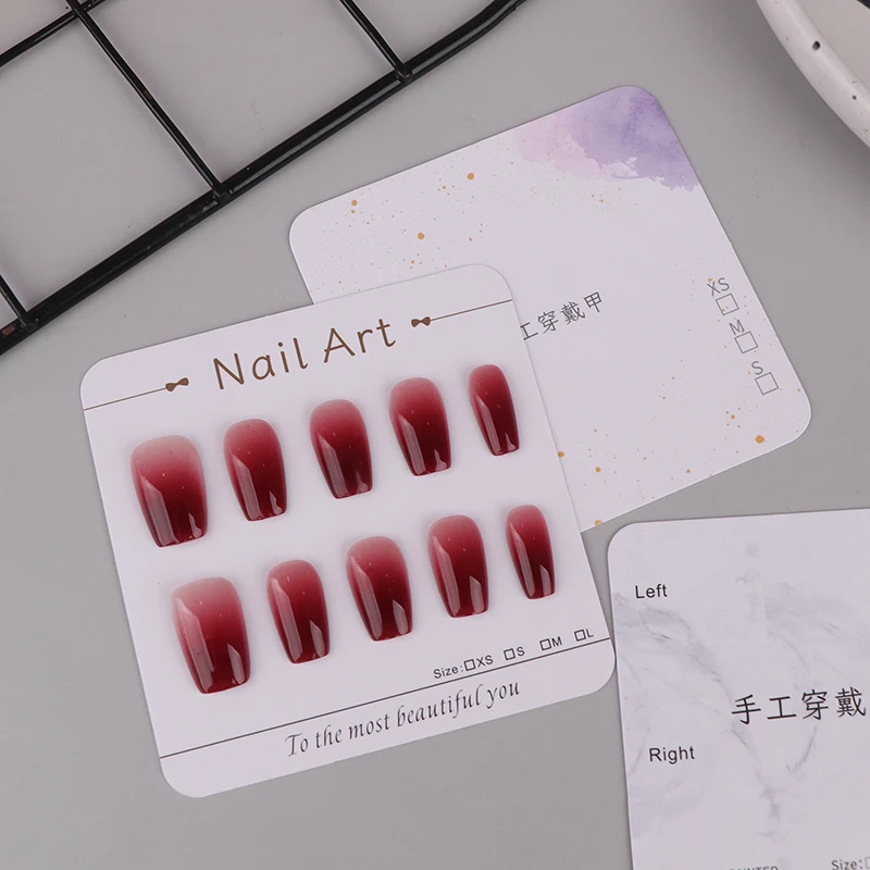 

50 шт., упаковка для ногтей, дисплей, карта образцов, простой стиль, дизайн накладных ногтей, маникюр, образцы, дисплей для салона