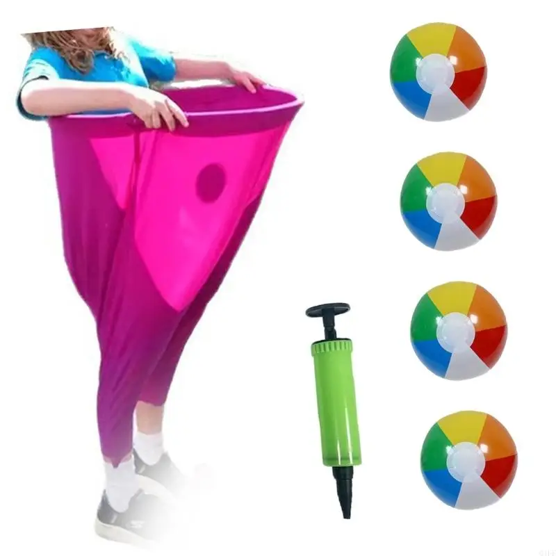 Giganti pantaloni elastici per bambini pantaloni non Granny pantaloni con 4 palle da festa