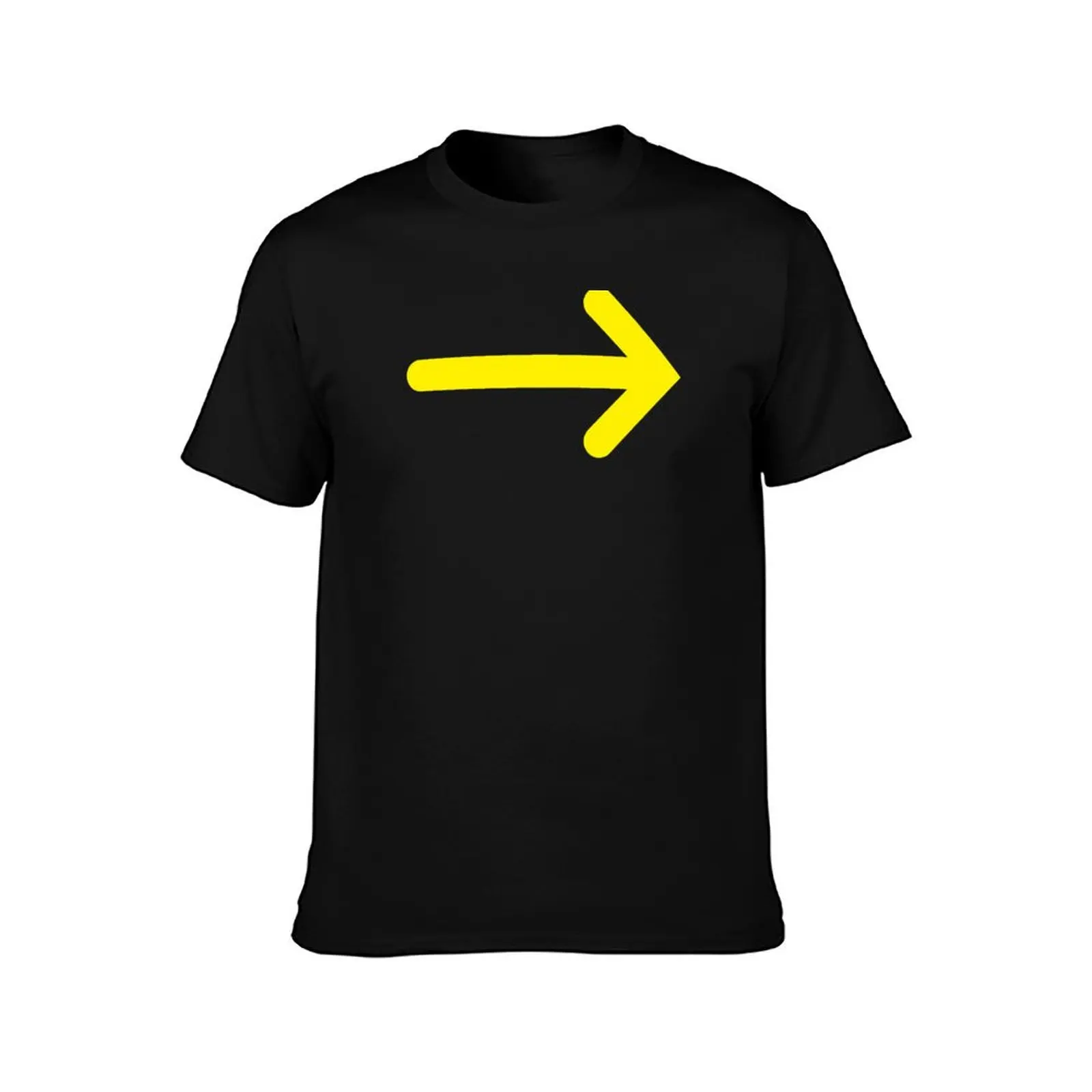 Buen Camino de Santiago Yellow Arrow T-Shirt Large Size Casual Tee Shirt T-Shirt