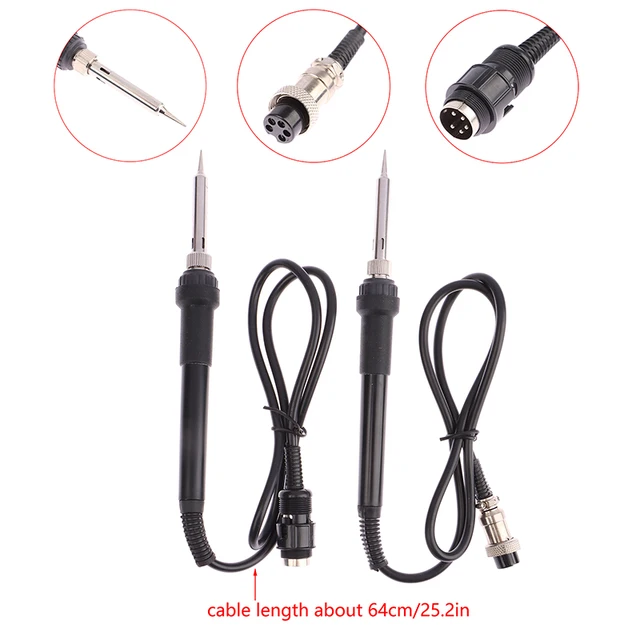 936 elektryczna stacja lutownicza 5Pin 50W 24V głowica spawalnicza zamiennik uchwytu dla 852D + 853D 878AD 898D 936B 937D