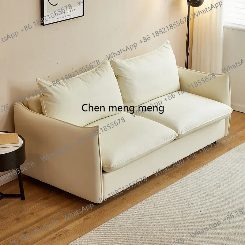 

Скандинавский простой диван-кровать в итальянском минималистичном стиле, выдвижной, для спальни и гостиной, модульный пуф, домашняя мебель, кушетка для салона