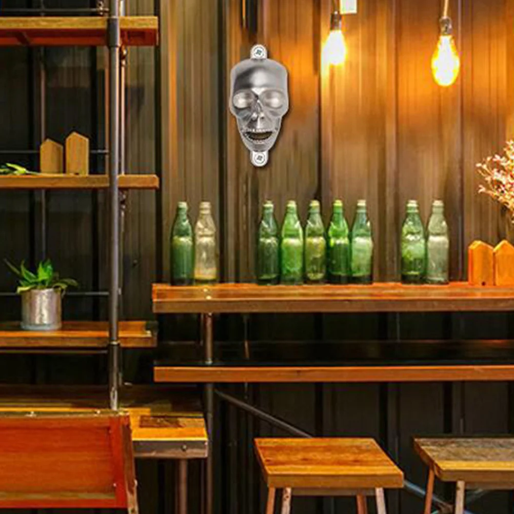 

4Pcs Bottle Opener Wall Mount Zinc Alloy Safe and Sturdy for Many Sizes Random Color Beer Opener