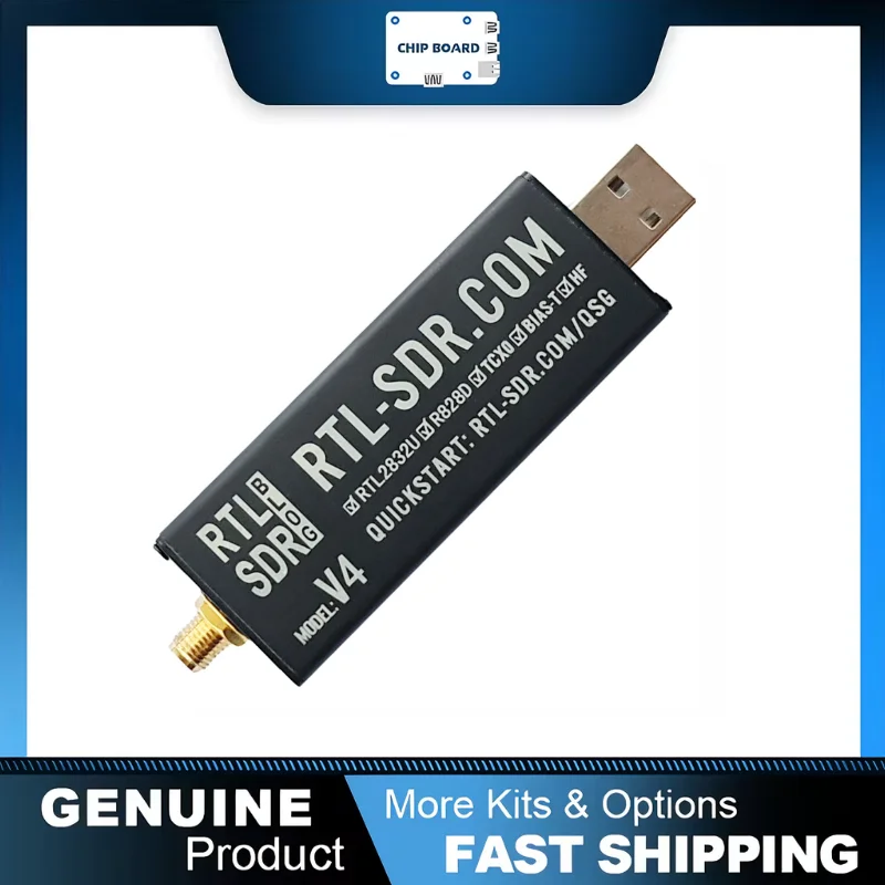 Blog RTL-SDR : Dongle radio logiciel RTL SDR V4 R828D RTL2832U 1PPM TCXO SMA (uniquement)