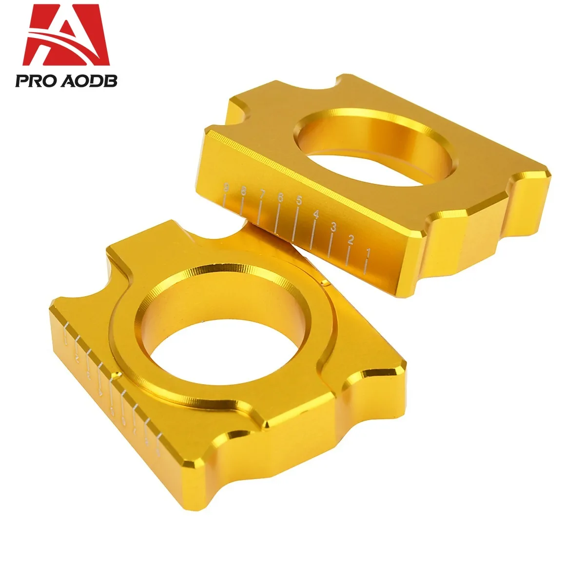 Motorcycle CNC Rear Axle Block Chain Adjuster For Suzuki RMZ250 RMZ450 RM Z 250 450 RMX450Z RMX 450Z  2004-2015 2016 2017 2018 view 4
