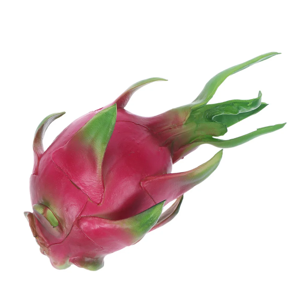 Realistic Food Decor Lifelike Dragon Fruit Model Plants Fake False Pitaya Ornament Child