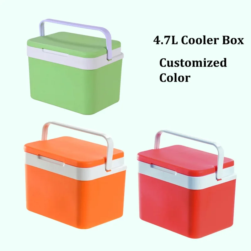 High Quality 4.7L 10L 29L 25L PP Insulated Outdoor Hand Carry Cooler Box Cans Beach Camping & Hiking Hot Selling