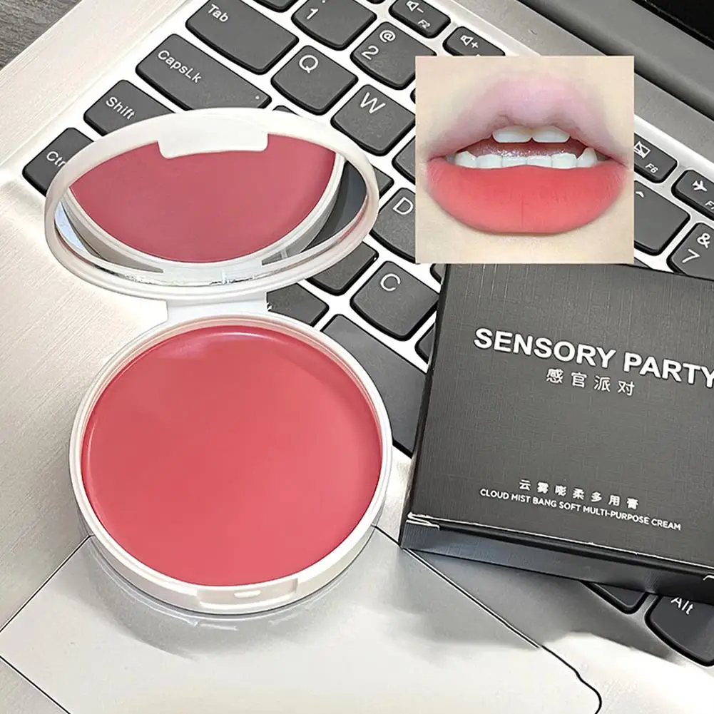 Lippen- und Wangenrouge Premium Red Color Enhancing Blush Texture New Blush Potato Pigmented Püree Soft Lipstick Makeup Blush H R5M4