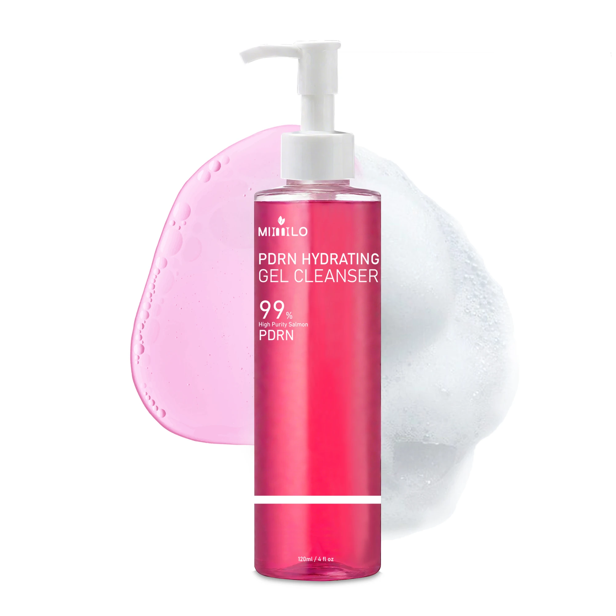 DNA PDRN Salmon Pink Foam Cleansing Gel, Containing PDRN, Controls Oil, Removes Blackheads, Deeply Cleanses, Is Non-irritating_voghion.com