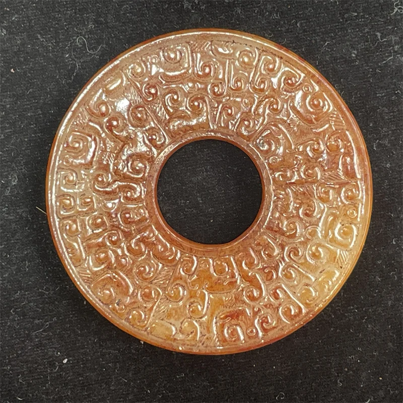 

Xiu pendant, high ancient ethnic style craft carving ornament, Peiming Qingbi play pendant