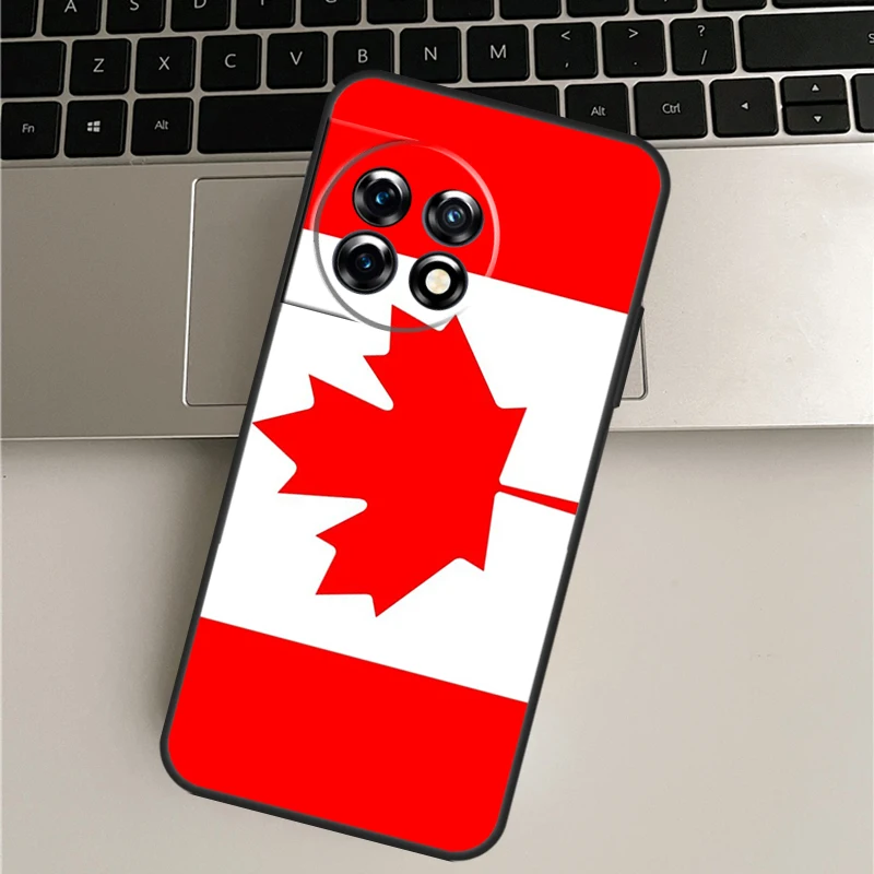 Canada Canadian Flag Case For OnePlus Nord 2 2T CE2 Lite N10 N20 Cover For OnePlus 11 9 10 Pro Ace 2 8T 9RT 10T