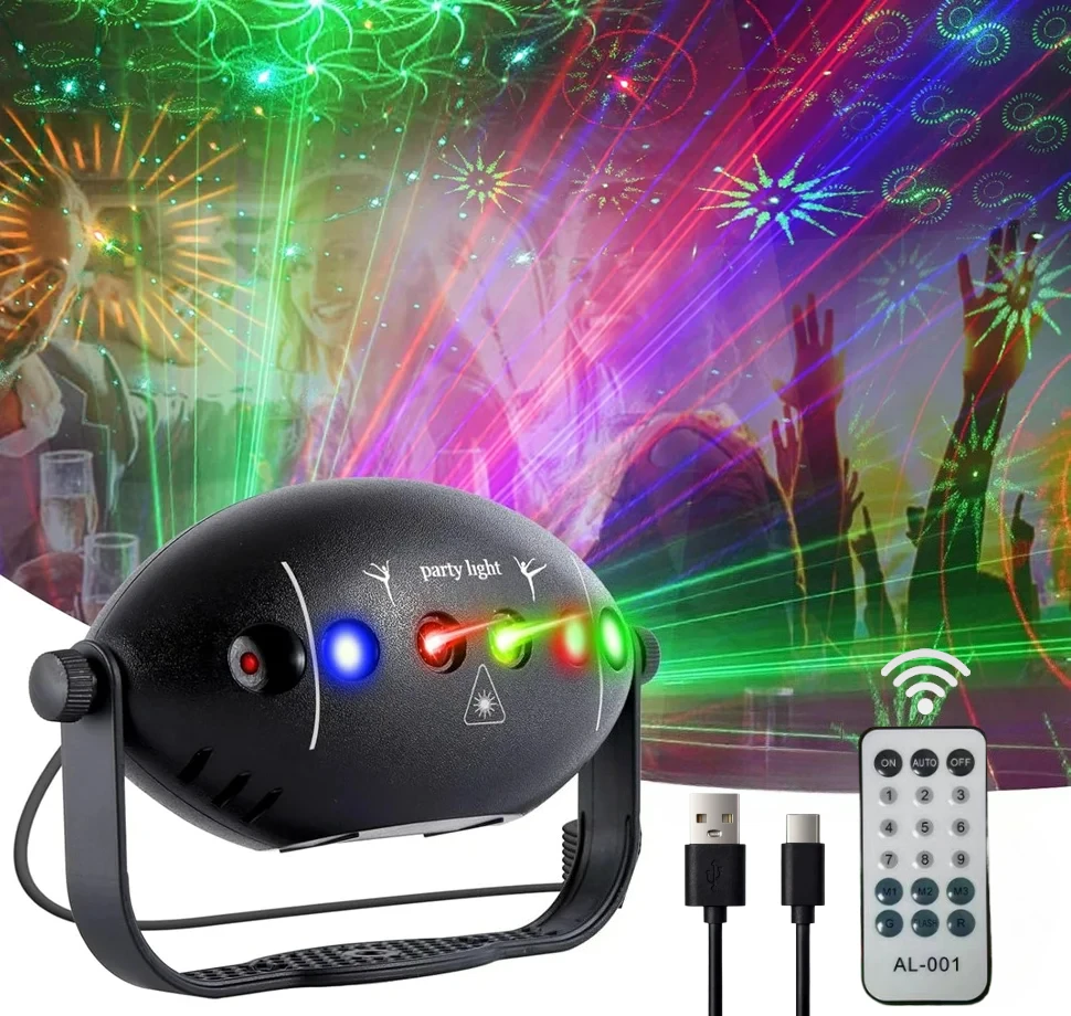 

Проектор диско-света с 72 режимами, сценический светильник, DJ-свет для вечеринок, стробоскоп, светильник для клубов, дома, праздничного декора, для вечеринок