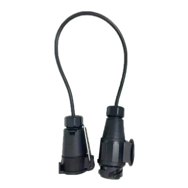 7 Pin To 13 Pin Trailer Adapter Converter With Cable Wiring Connector 12V Plug Socket