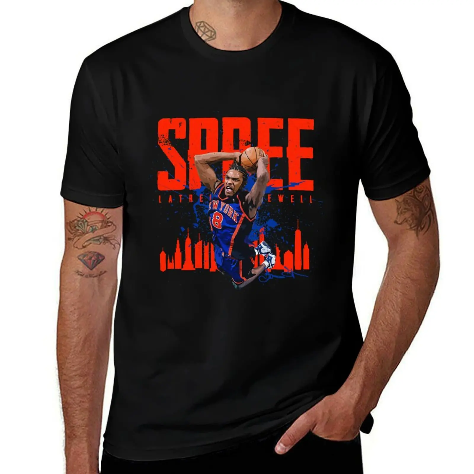 

Latrell Sprewell T-Shirt man t shirt graphic man t shirt cotton