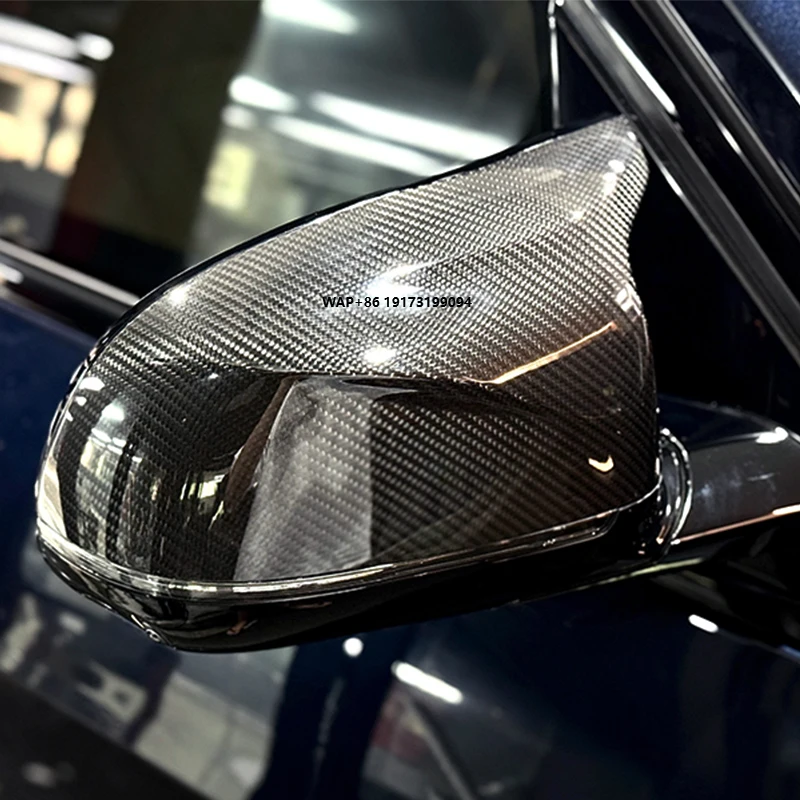 

Кованые накладки на зеркала заднего вида из сухого карбона для X3, X4, X5, X6, X7 (леворульные), замена корпусов боковых зеркал