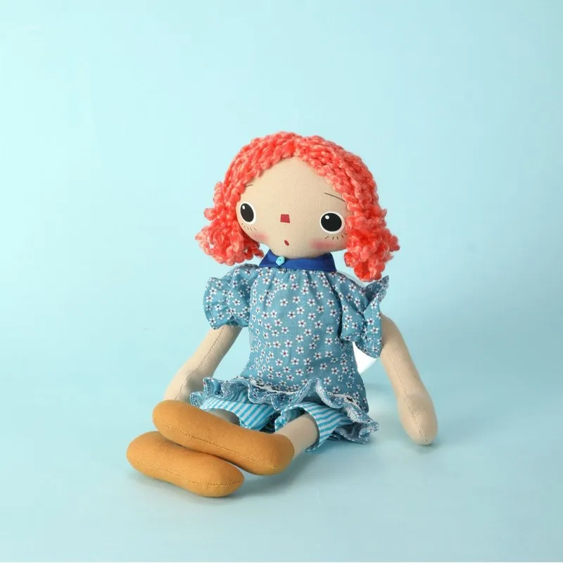 

Ретро мультяшная тканевая кукла-персонаж, плюшевая игрушка ручной работы с модным дизайном, креативный детский подарок для коллекции