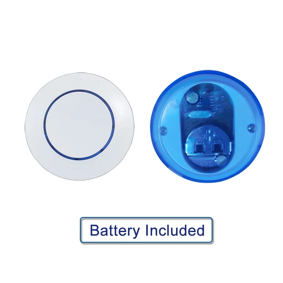 Mini Wireless Light Switch 433mhz Round Push Button Wall Panel Switch 10A 85-240V Relay Receiver Can Connect Traditional Switch