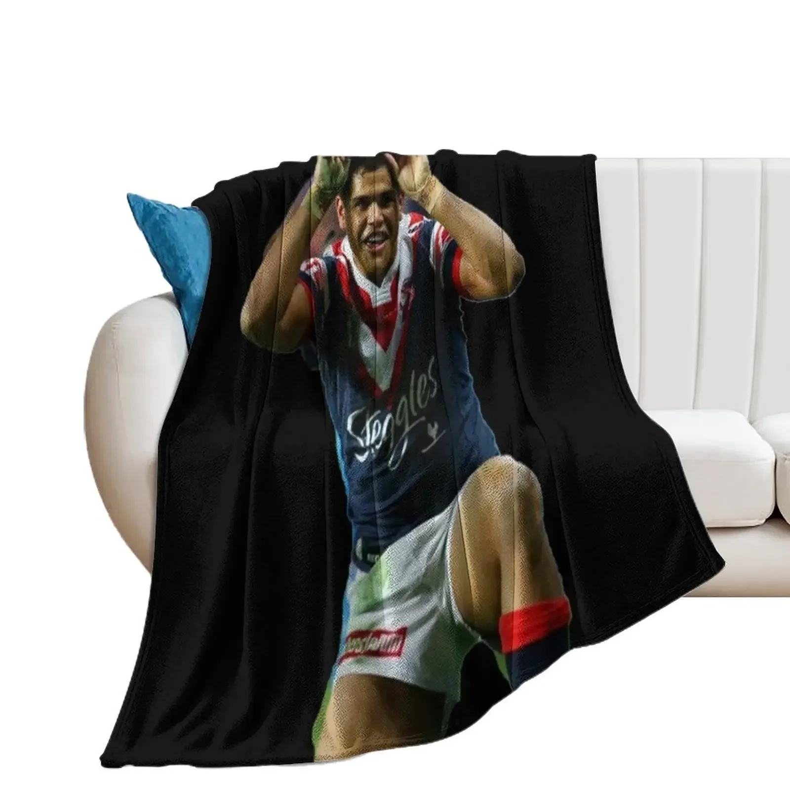 The champion latrell mitchell Throw Blanket Flannel Decoratives Furry Blankets