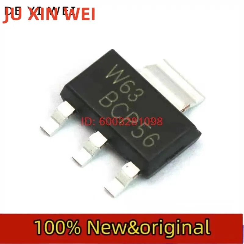 20PCS BCP56 BCP56-10 BCP56-16 NPN 80V 1A SOT-223 Transistors Tertiary Tube Suitable for automobile instruments