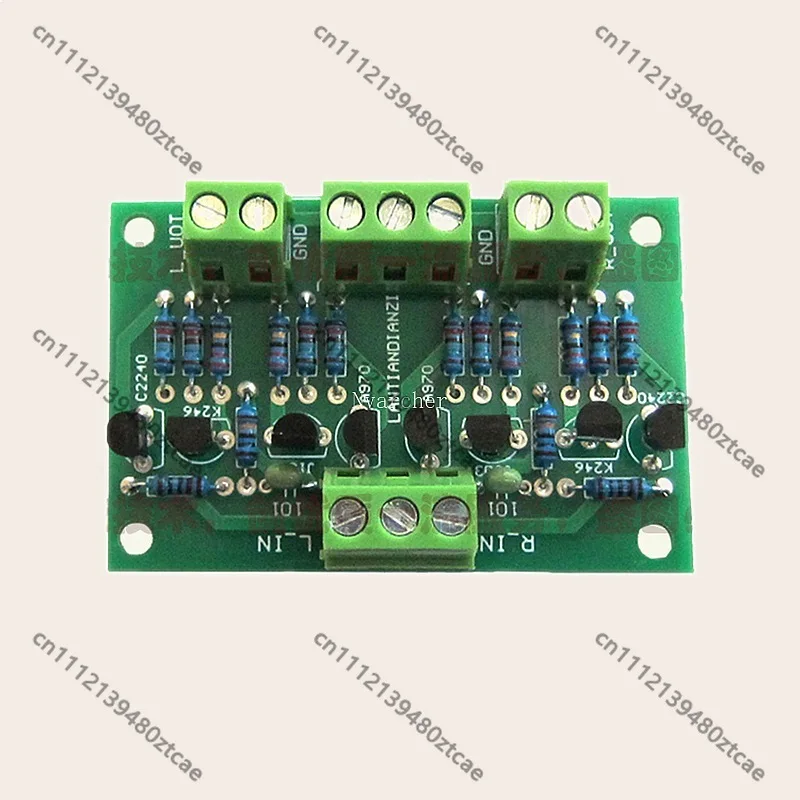 Nvarcher JFET Input Cascoded Buffer Preamp Board Stereo Preamplifier 2SK246 2SJ103 C2240 A970 for CD Player HiFi