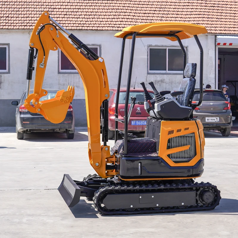 الصين حفار صغير رخيص بالجملة حفارة صغيرة مدمجة صغيرة 0.8Ton 1ton