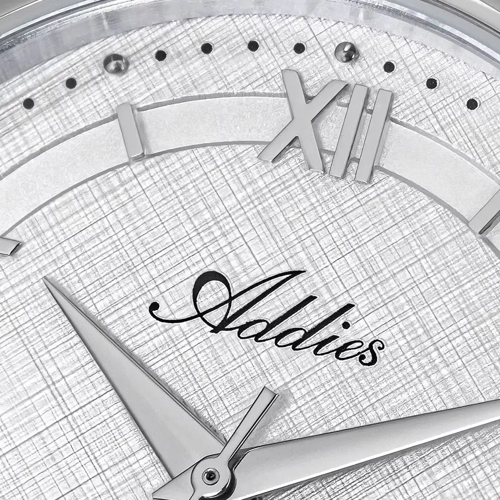 ADDIES Roman Dial Women's Quartz Watch 31MM 5Bar Waterproof 316L Stainless Steel Watches Sapphire Glass Simple Design Wristwatch