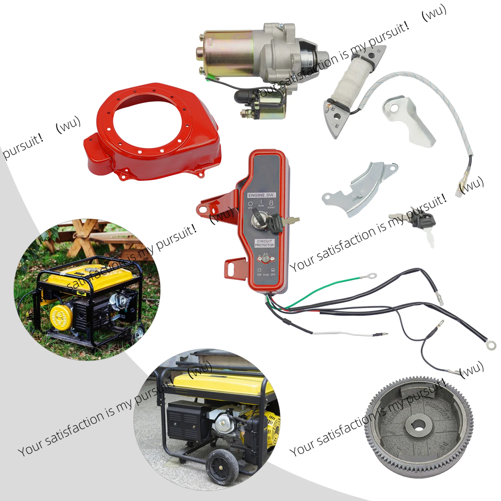 Motor Ignition Kit for Honda GX160/GX200 (5.5/6 hp) engines, can be fitted to Honda coil fan hood