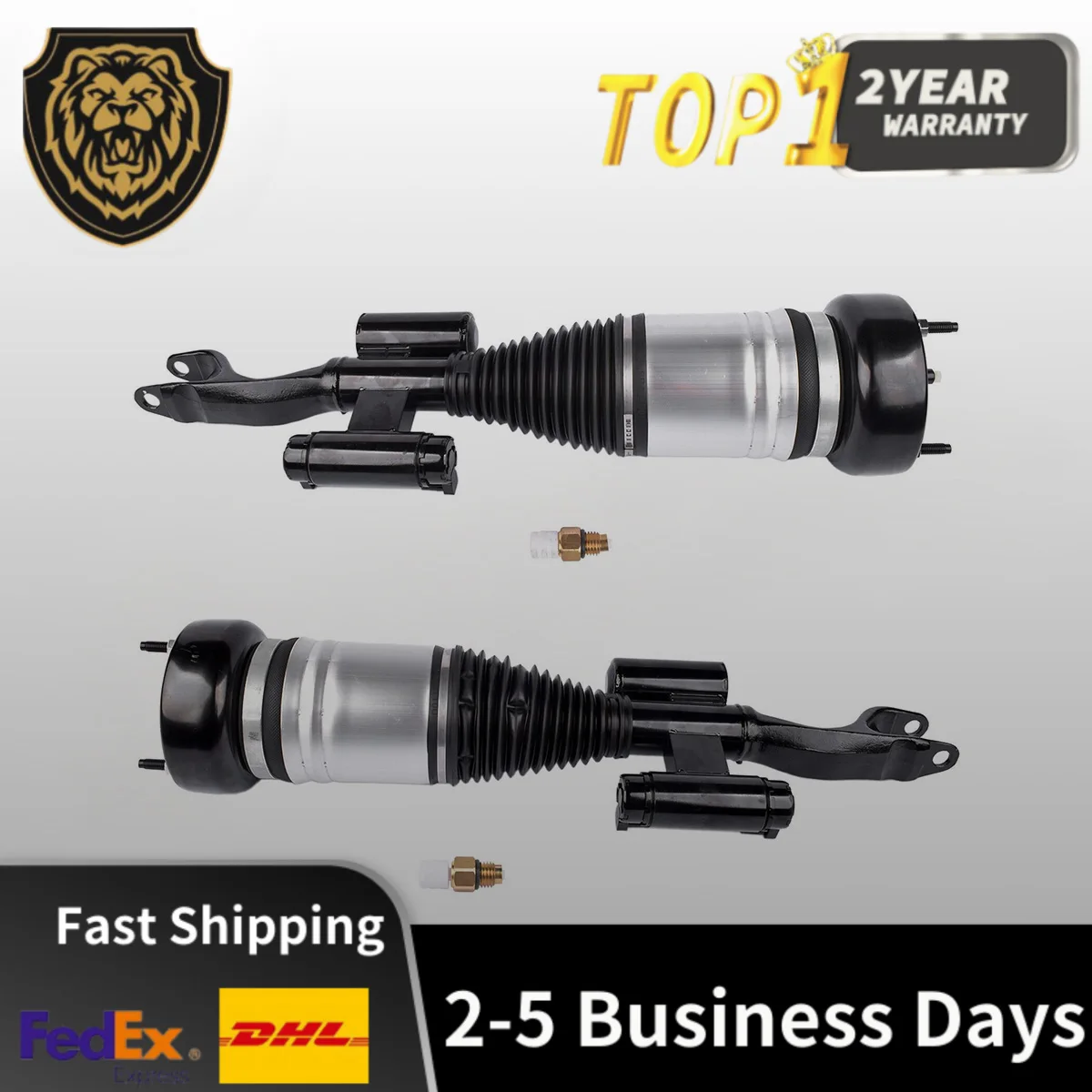 

Пара передних пневматических амортизаторов для Mercedes-Benz C300 C450 C43 AMG W205 C205 4Matic 2013-2022 2053205068 2053204968