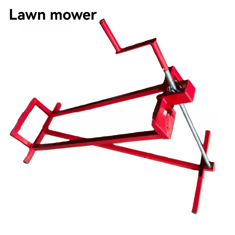 Professional Manual Lawn Mower Screw Jack Foldable Lifting Hand Crank Screw Side Jack Garden Machinery Tool for Grass Mower Care
