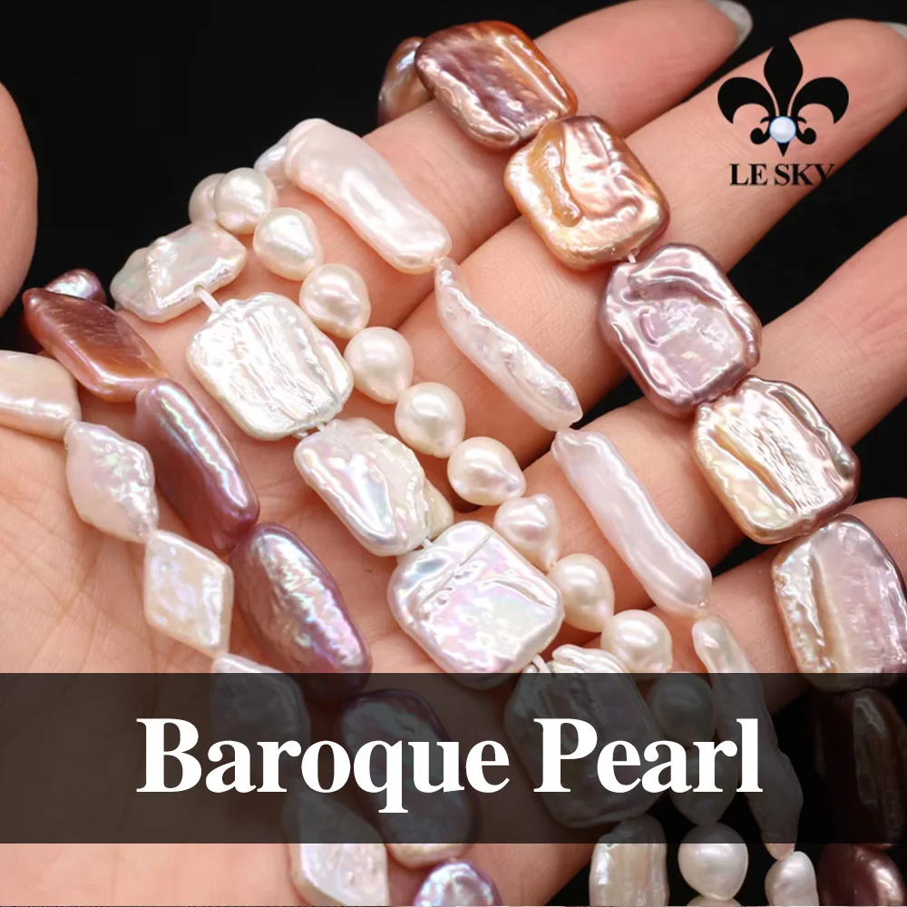 

100% Natural Freshwater Pearl Beads Gloss Baroque Pearl Looose Spacer Beaded for Making DIY Jewerly Necklace Bracelet Earrings