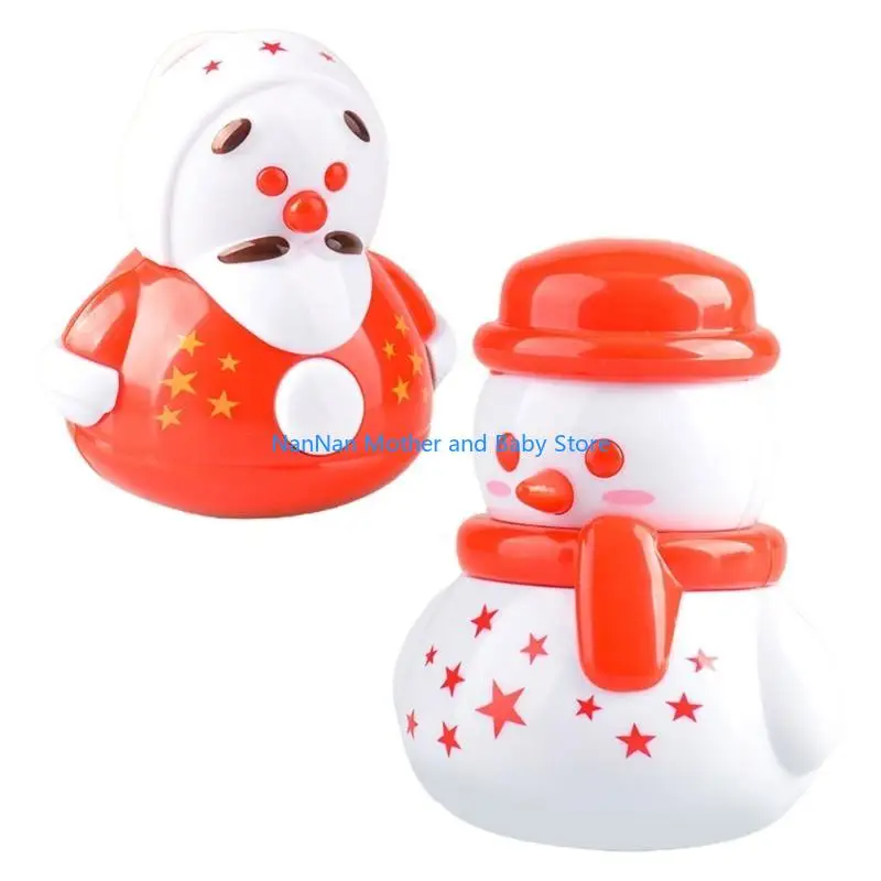 

Christmas Snowman Wobble Doll Perfect Decoration Gift Sensory Balance Toy