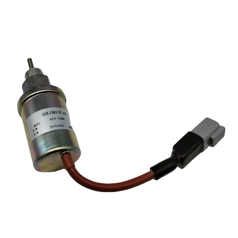 Shutoff Solenoid 324-4598 for Caterpiller CAT Engine 3013C 3024C 3034 C1.1 C1.5 C2.2