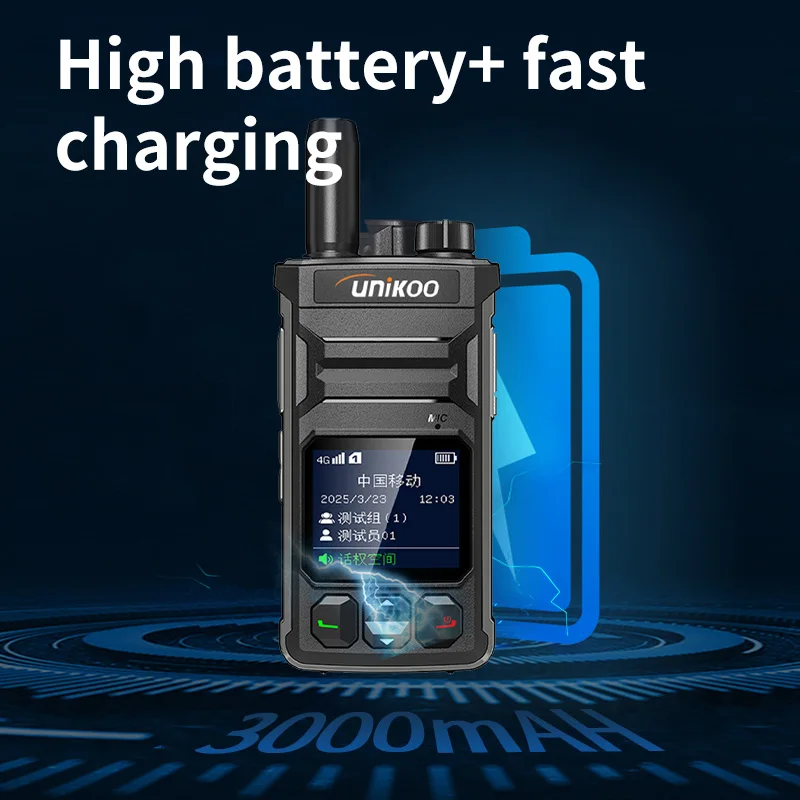 Unikoo PN416 جهاز اتصال لاسلكي عالمي 2 قطعة محمول 4G POC عن بعد 5000 كجم راديو التواصل مجاني 4G بطاقة Sim راديو اتجاهين