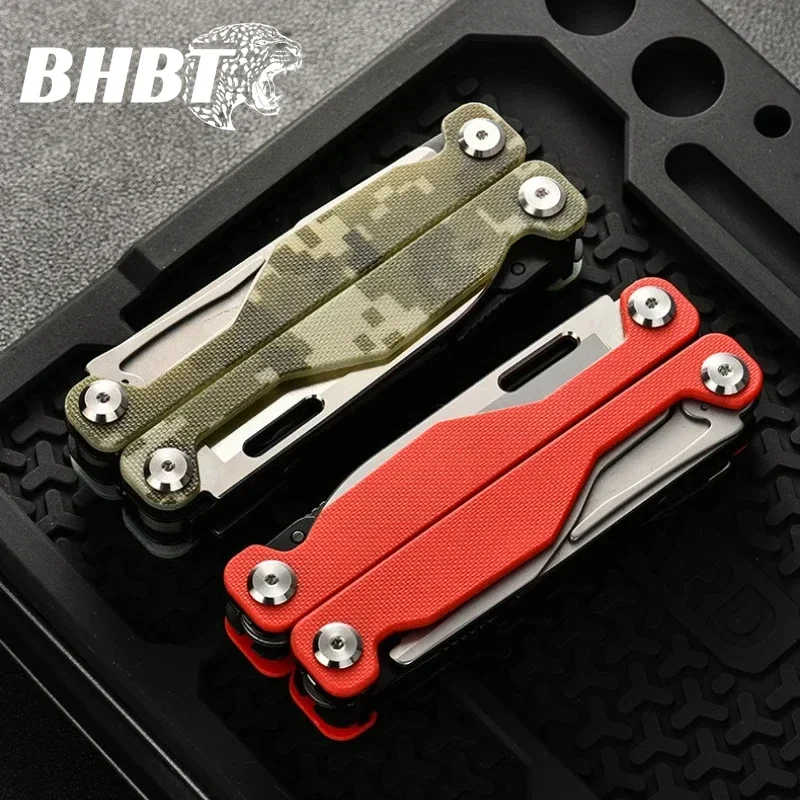 BHBT Folding Multitool Pliers 20 in 1 Multi-functional Combination Tool Pliers Folding Scissors EDC Outdoor Equipment Swiss