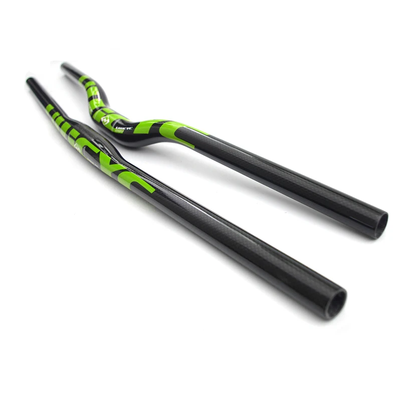Ullicyc Carbon rower górski kierownica rowerowa kierownica węglowa MTB 3k błyszczący zielony 31.8*600/640/660/680/700/720mm CB186 — zdjęcie 7