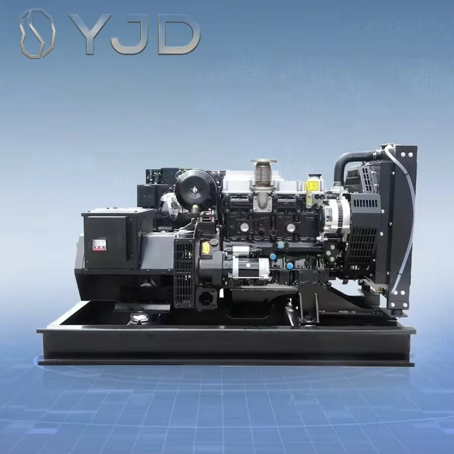 DYJDSingle Phase Silent Type Diesel Engine Generator Set 50/60Hz Auto Start with 30KW Rated Power Open Frame ATS 220V/400V