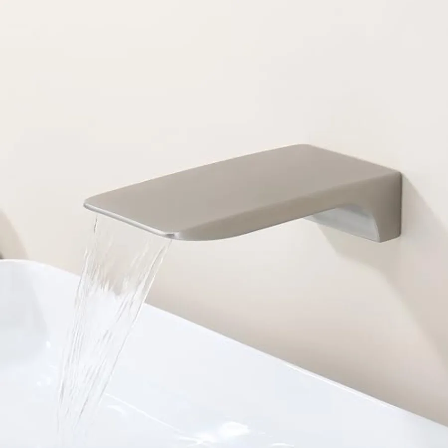 

Waterfall Tub Spout Bathtub Spout for Bathtub Faucet SUS304 Stainless Steel and Solid Brass Bathroom Tub Faucet Replacement Hig