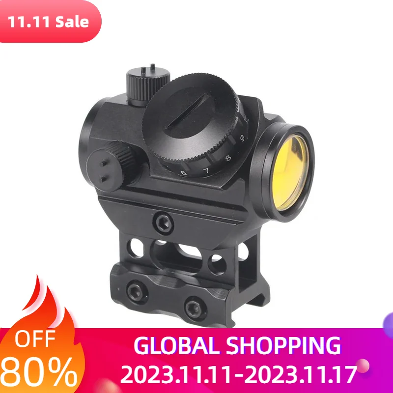 

1x22 Red Dot Sight Hunting tactical Airsoft pistol Optical sight Spotting scope for rifle hunting 4 MOA Small