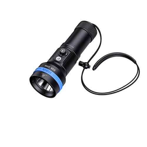 XTAR D26 2500 Torcia subacquea XHP50.2 Distanza del fascio LED 320 metri Lanterna IPX8 Torcia Scuba Diver Lampada 100 metri di profondità