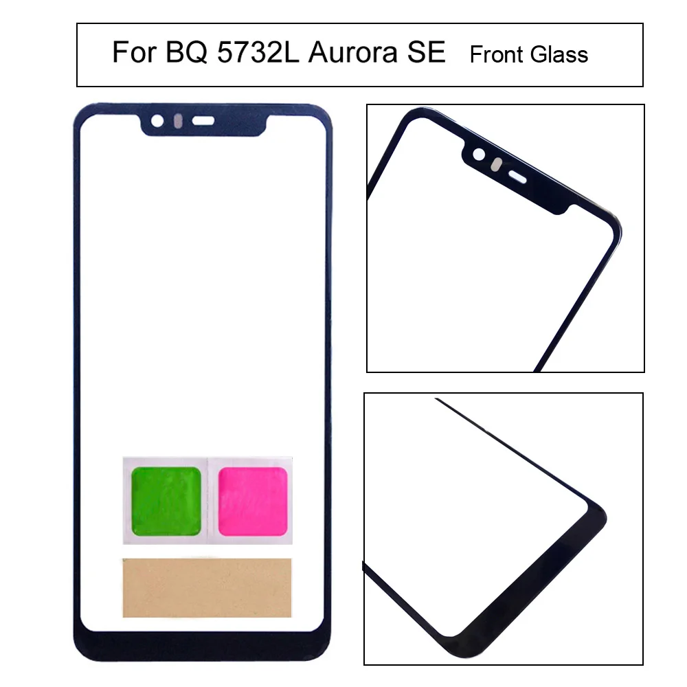 Touch Screen Panel, for BQ 5732L Aurora SE, Front Outer Glass Panel ,Phone Repair Part