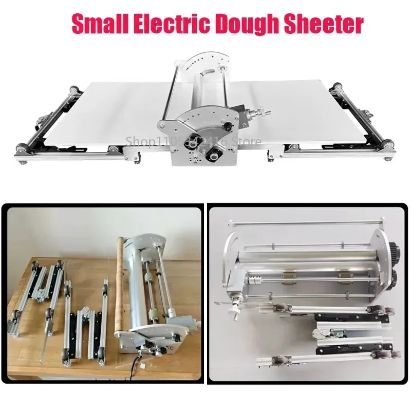 Electric Desktop Dough Sheeter 110V/220V Foldable Portable For Bakery Pastry Dessert Shop