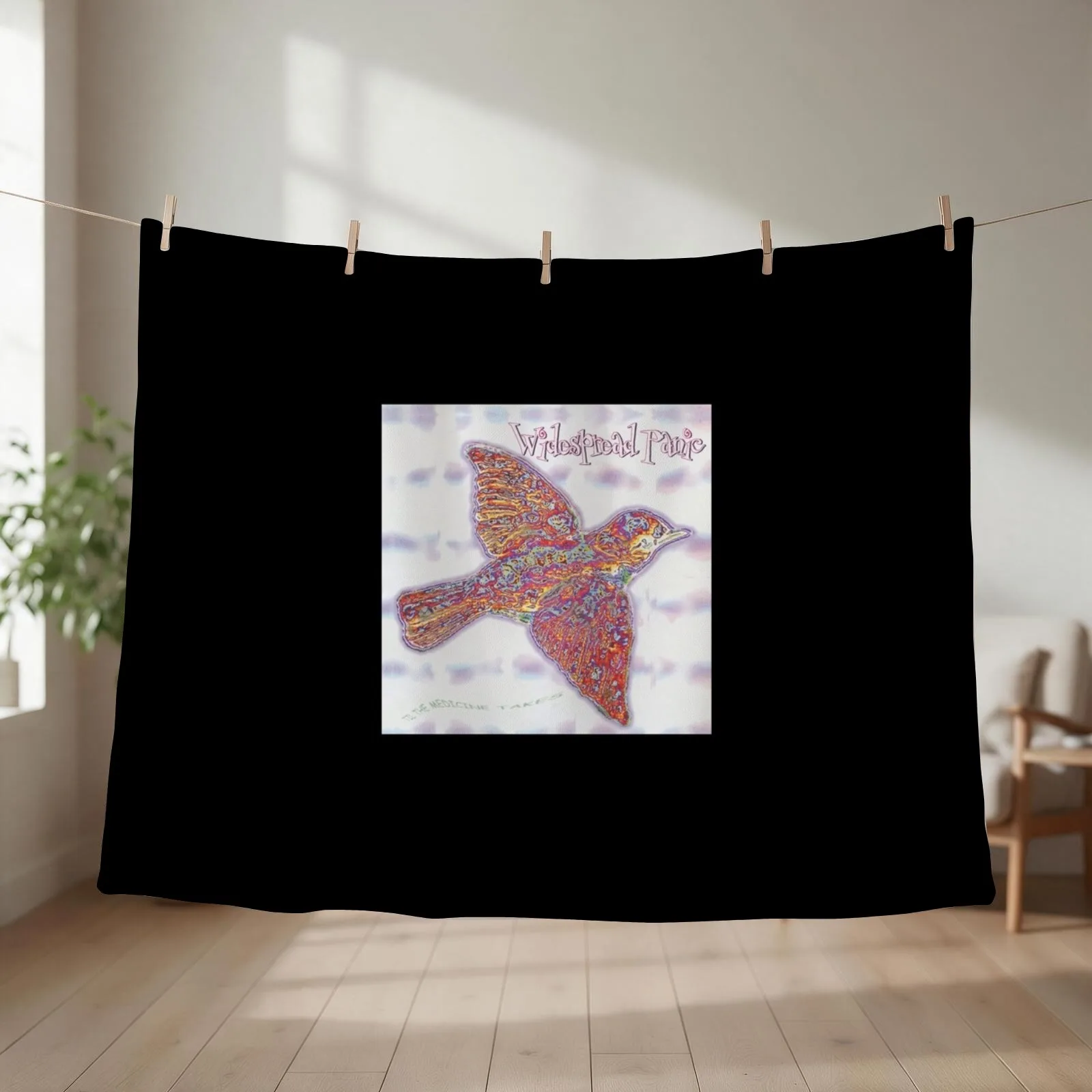Til The Medicine Takes Poster Throw Blanket funny gift Shaggy Flannels Sofa Throw Blankets