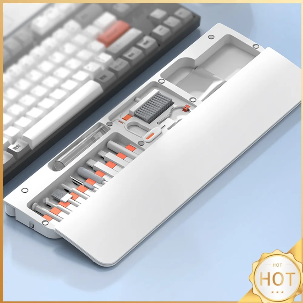 Keyboard Wrist Rest With 22 In 1 Cleaning Kit Mechanical Keyboards Palm Pad Ergonomic Wrists Resting Guard for Office Use