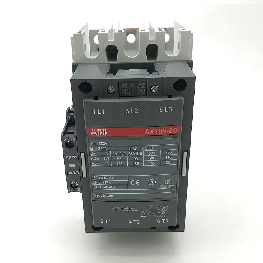 Best price electric power contactor AX185 3pole AX185-30-11