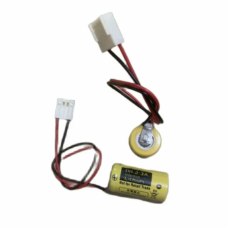 1pce BR-2/3A 3V 1200mAh BR17335 Non-Rechargeable Lithium Battery Pack