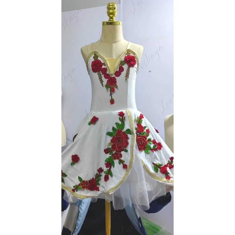 Kinder Tanz Langer Rock Kostüm Schwanensee Erwachsene Ballettkleid Slip Kleines Schwanenmädchen