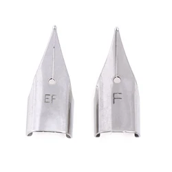 New Nibs Stainless 3008/Hero 359 Fountain Pen 5/3Pcs/Set 0.38mm Replacement Stainless Steel Pen Nib Silver Steel For LAMY/Wing S