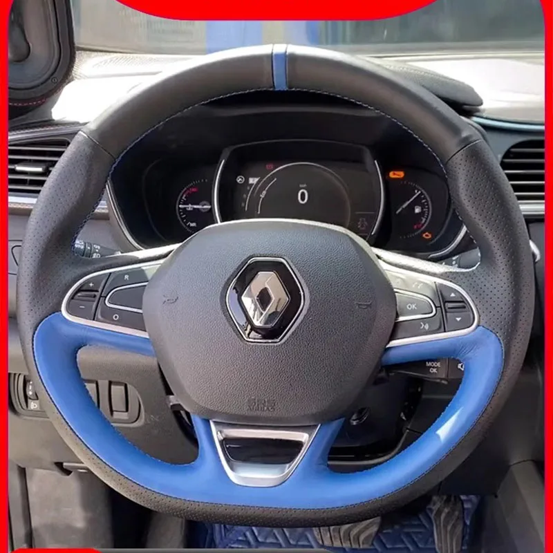

Прошитый вручную чехол из натуральной кожи в спортивном стиле для Renault Kadjar Koleos Megane Talisman Scenic 2015-2018