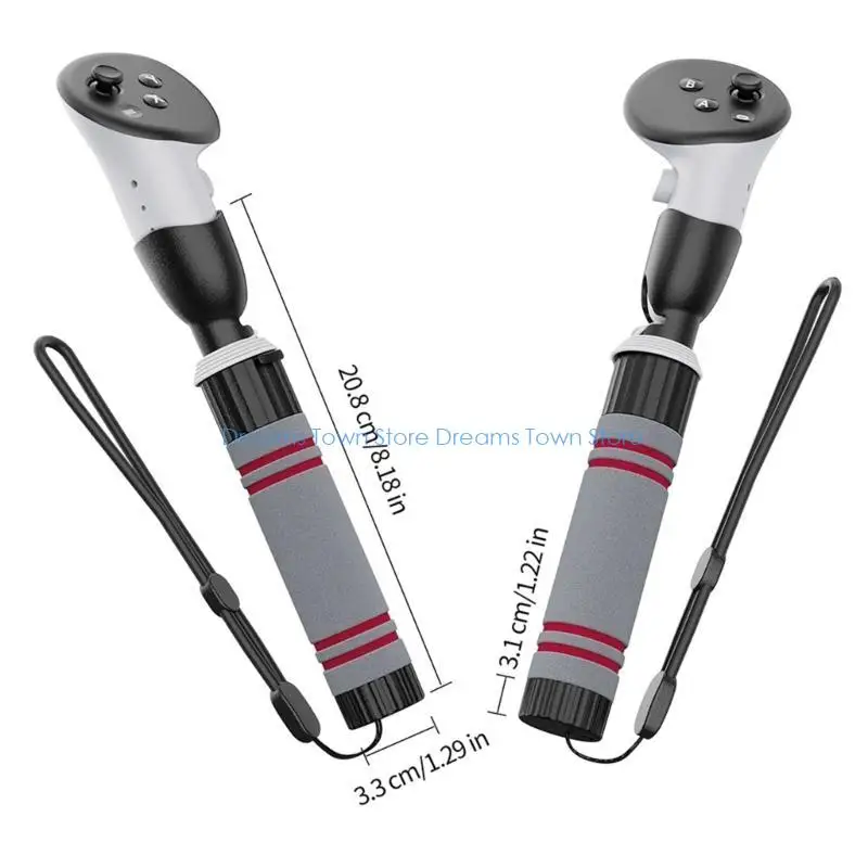 HX6A GORILLAS LONG ARMS SABERS EXTENSION GRIPS 3