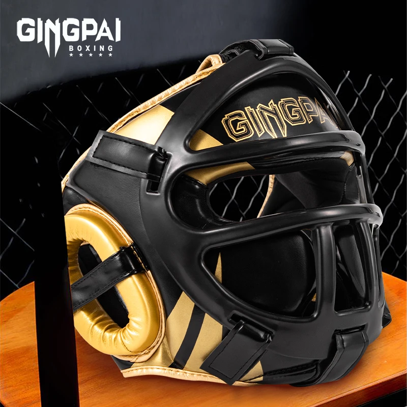 

Высококачественный боксерский шлем из искусственной кожи для взрослых и детей, головное снаряжение для тхэквондо, головные уборы для тайского бокса, саньда, тренировочные шлемы для кикбоксинга, полное покрытие