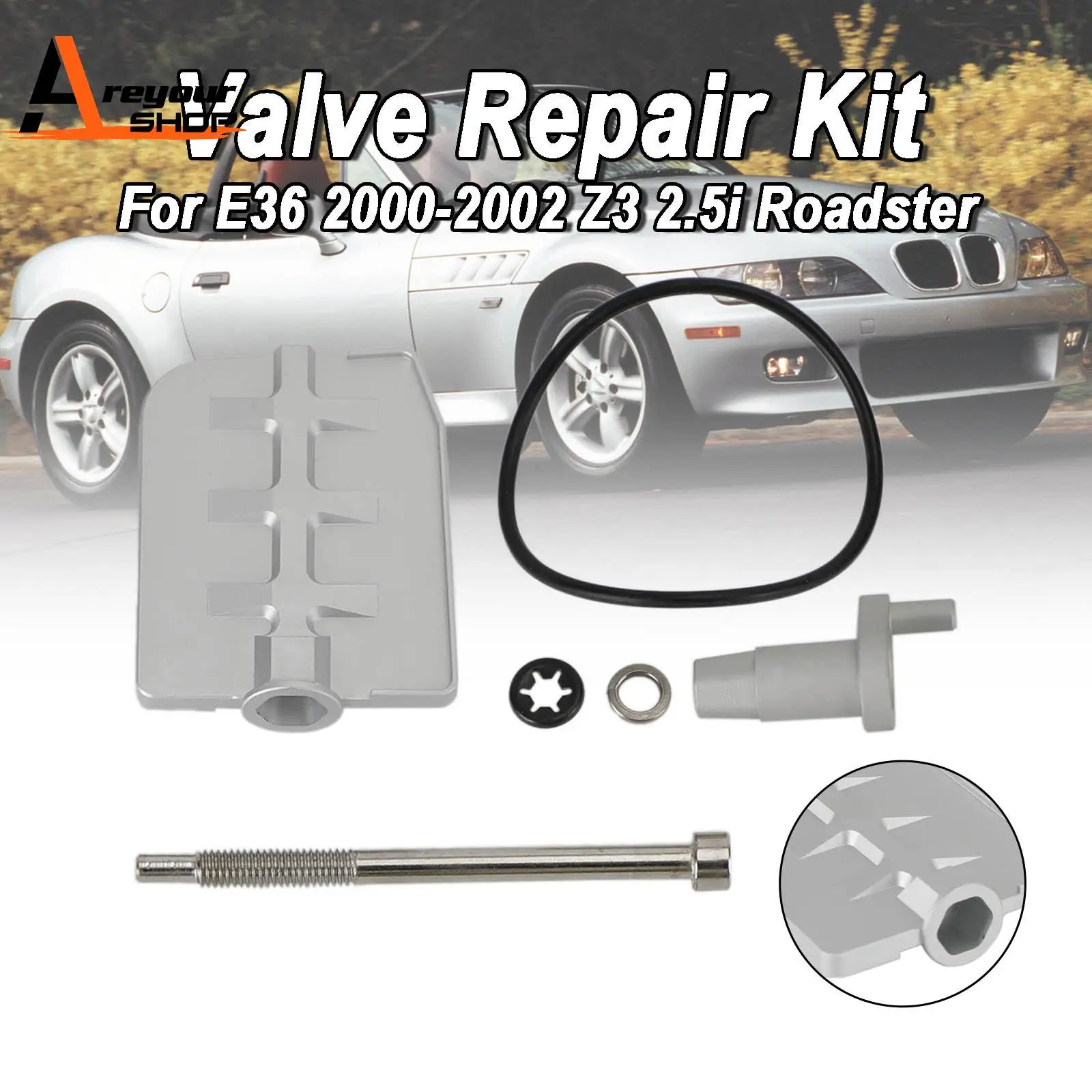 Valve Repair Kit Rebuild Rattle Fit for BMW DISA Fix Overhaul M54 2.2 2.5 Aluminium